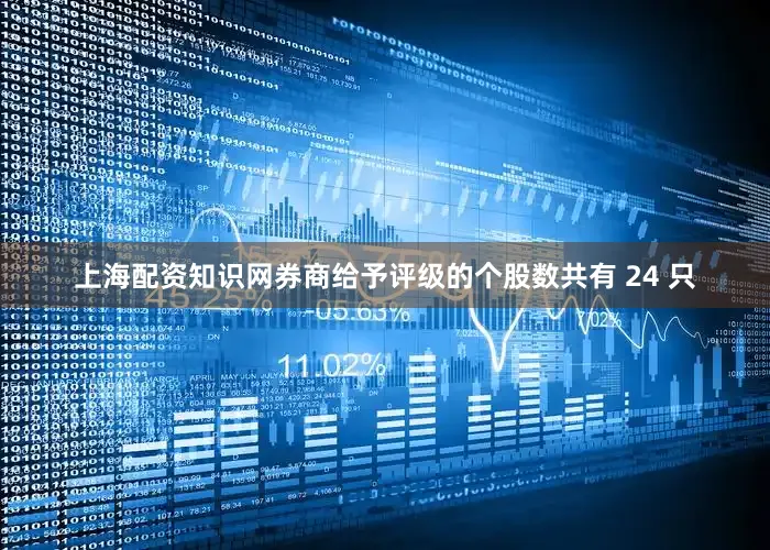 上海配资知识网券商给予评级的个股数共有 24 只